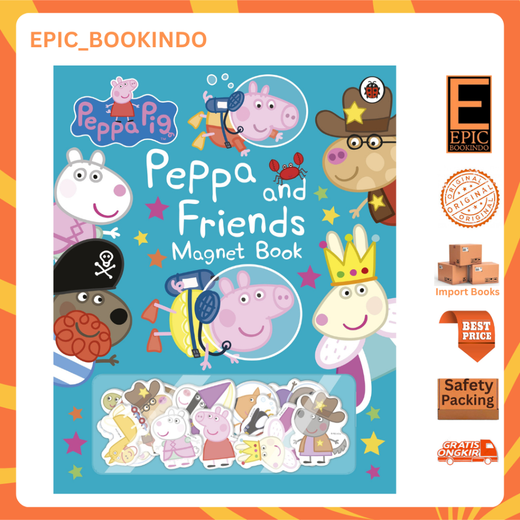 Peppa Pig: Peppa and Friends Magnet Book Hardcover - ISBN 9780241321522