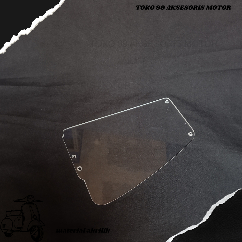 TUTUP COVER BAGASI MIO J MIO GT MIO S 125 XRIDE 125 MIO M3 MIO Z BAHAN AKRILIK PELINDUNG BOX BAGASI 