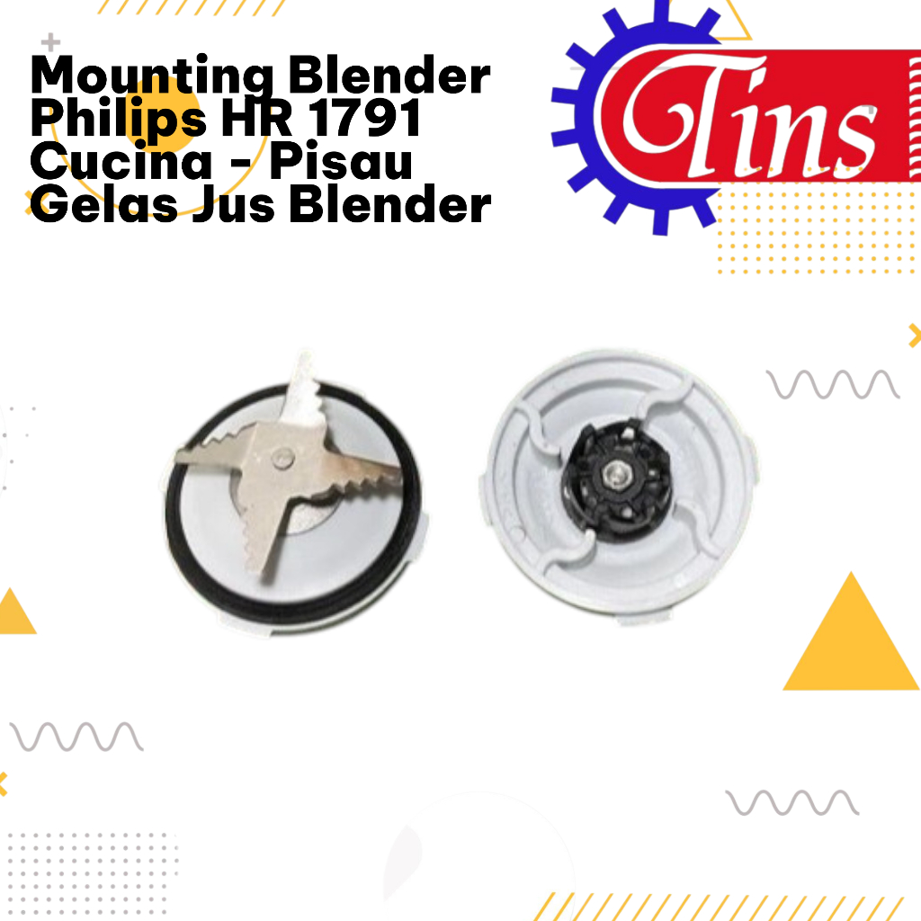 Mounting Blender Philips HR 1791 Cucina - Pisau Gelas Jus Blender