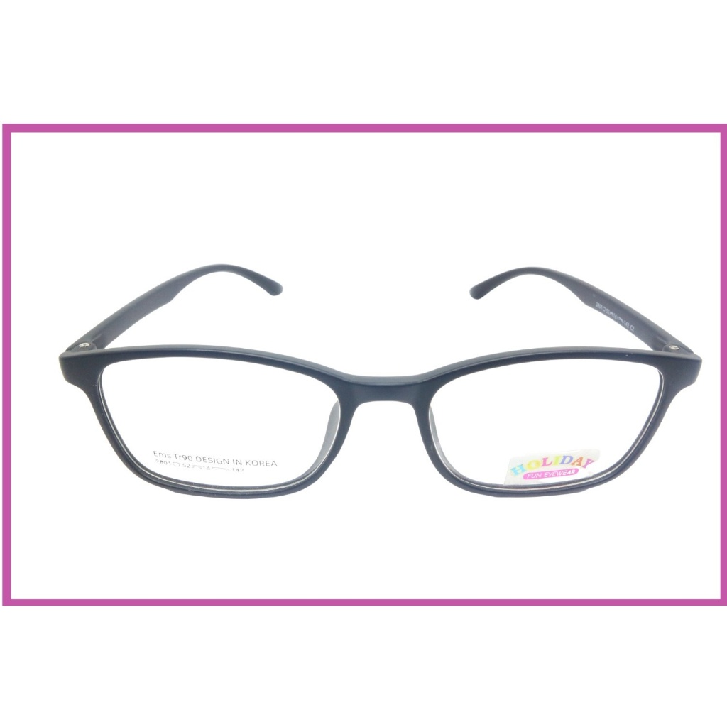 Optik Cahaya Truevue / Frame kotak / anti radiasi / anti uv / Kacamata gratis lensa / kacamata baca 