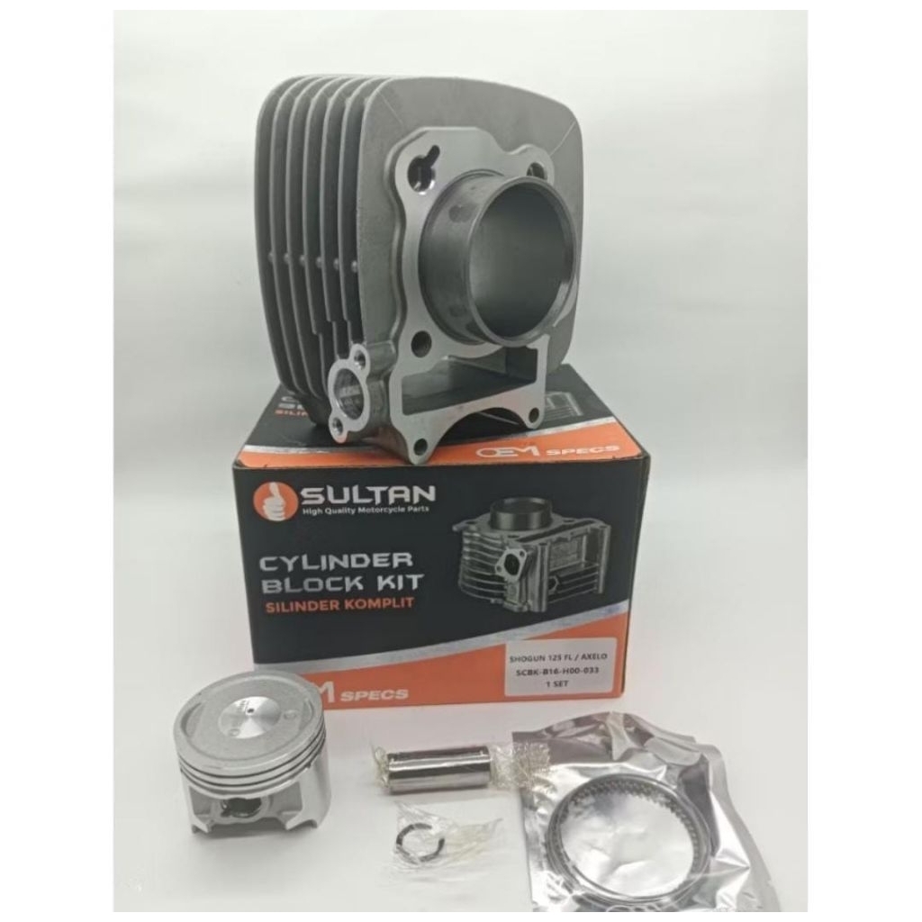CYLINDER BLOK SEHER KOMPLT SOGUN 125 FL , AXELO ,RR NR, 125 MEREK SULTAN