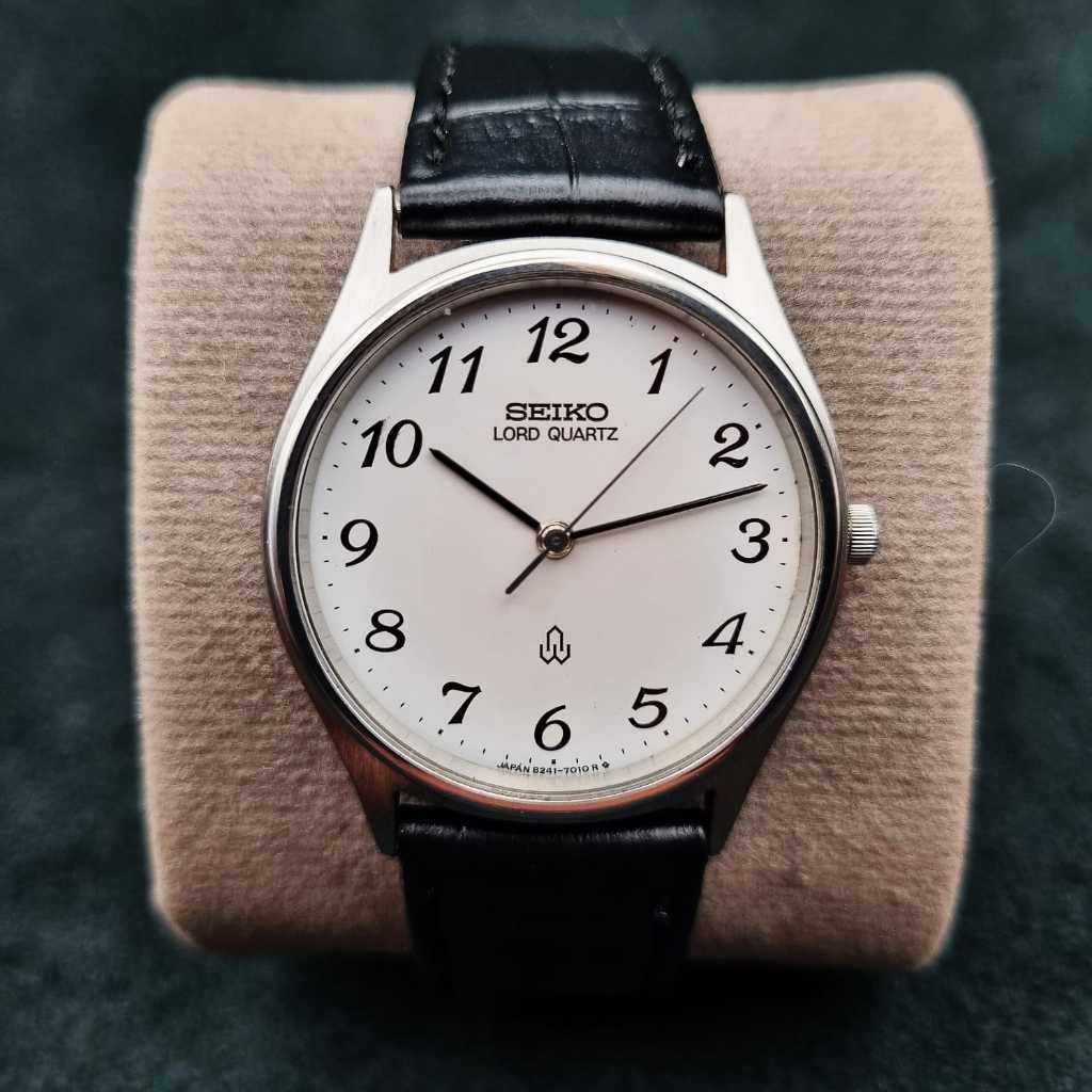 1979 Seiko Lord Quartz 8241-7000 Numeric Index Dial Jam Tangan Pria Seiko Original Ori Bekas