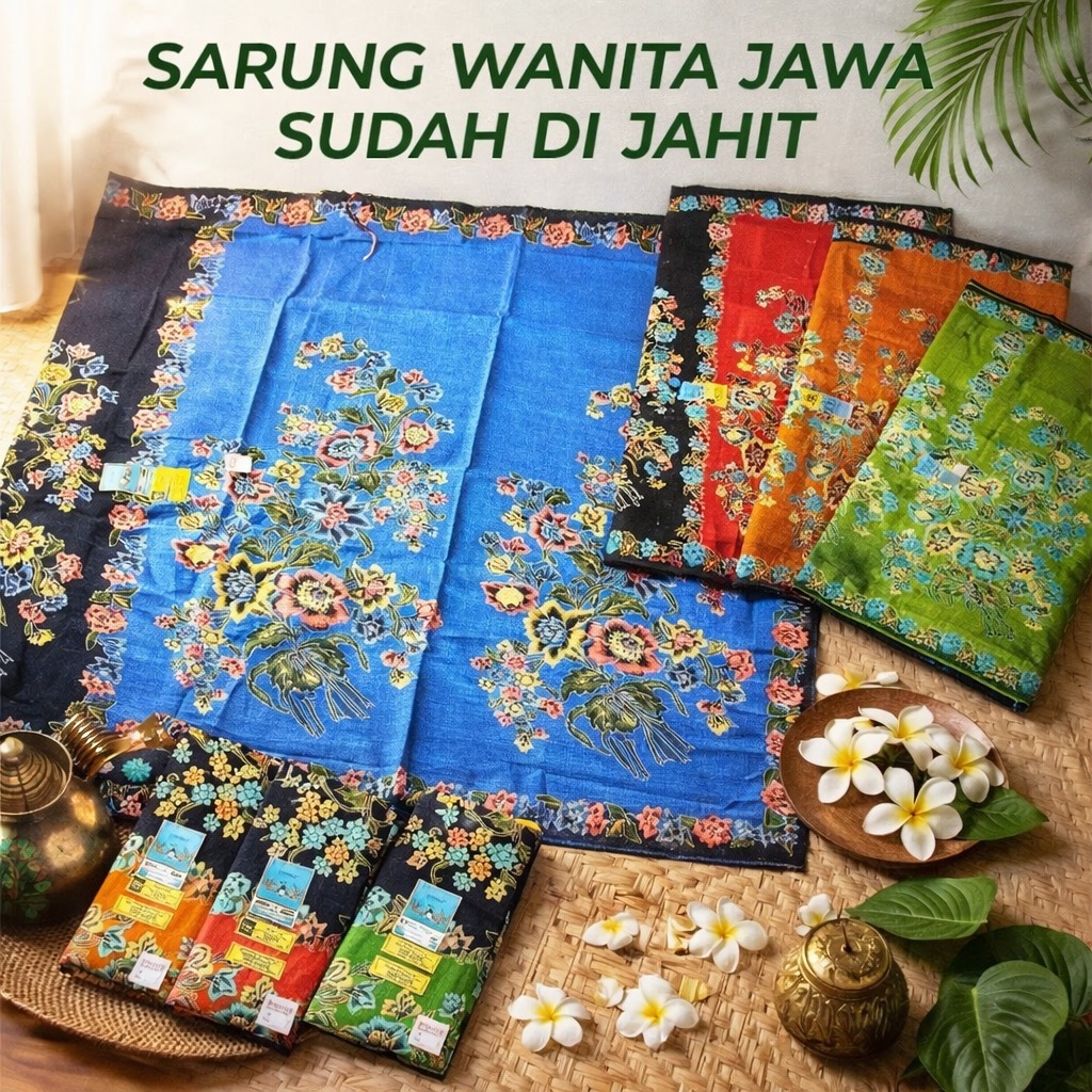 Sarung Batik Wanita Jawa Jumbo | Katun Premium | Sarung Melahirkan & Samping | Motif Garuda Maskot |