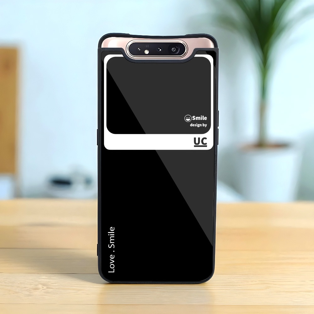 Case Glass Kilau For samsung A80 - case hp - case kilau samsung a80 - Casing Handphone samsung A80 [