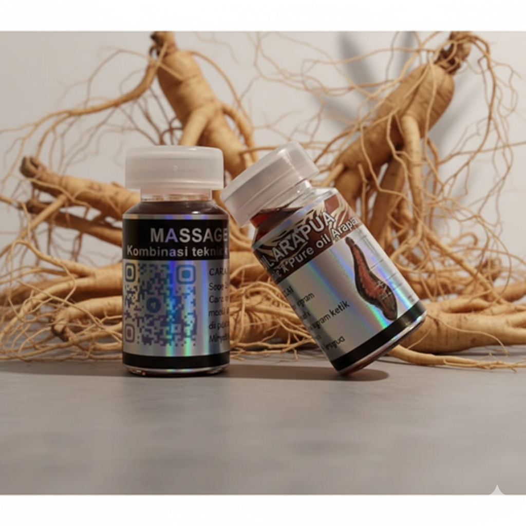 Minyak pijat ARAPUA 10 ml mengencangkan minyak pijat dan membesarkan alat vital pria