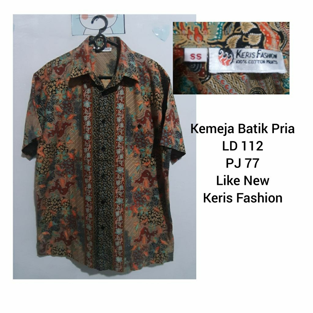 Kemeja batik Pria Batik Keris LD112
