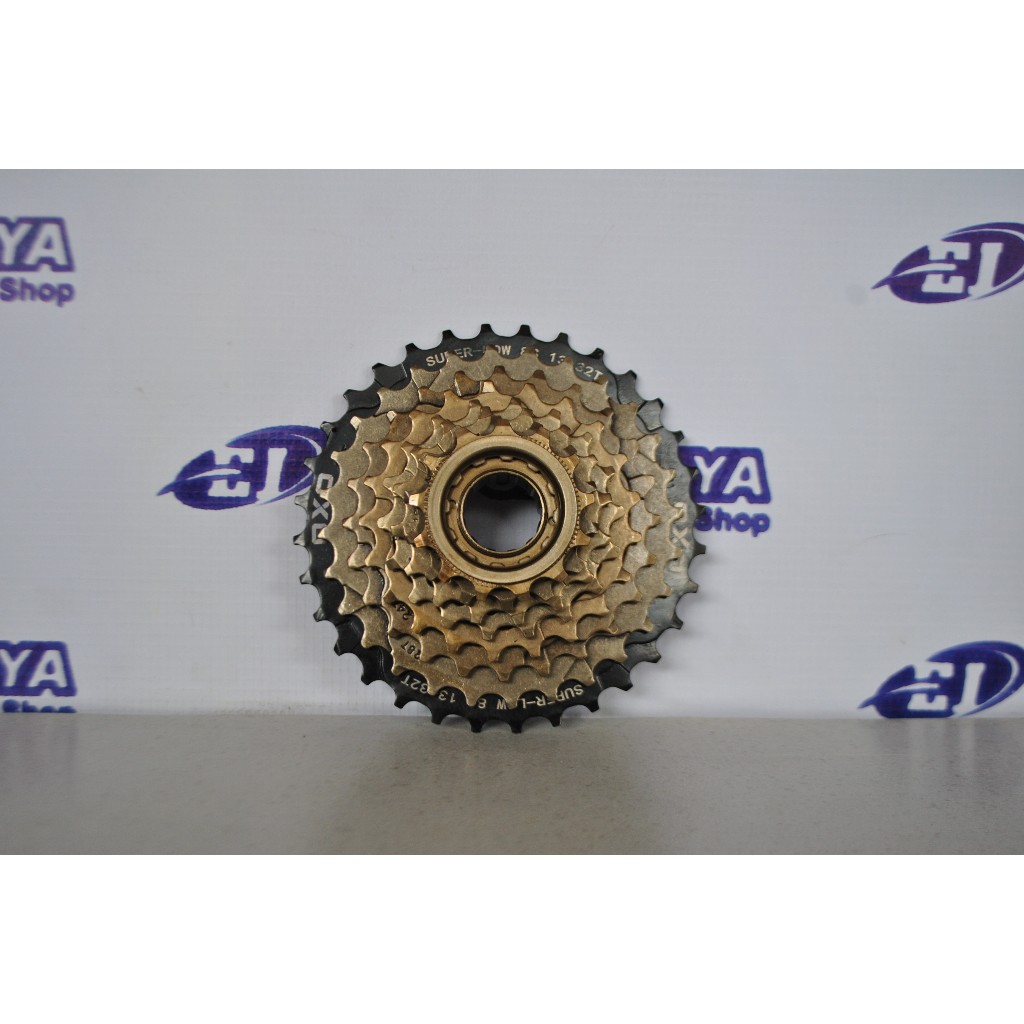 Freewheel Sprocket OXO 8 Speed 32T Drat Ulir Brown By Strummer TAIWAN - Sproket Ger Gear Belakang Se