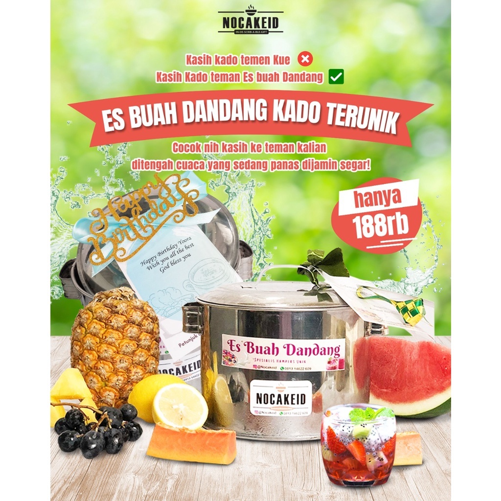 Es Buah Dandang, es buah segar