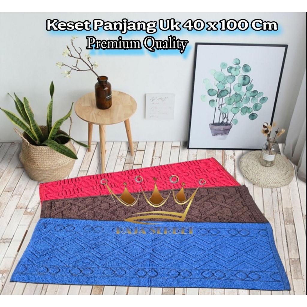Keset Handuk Panjang Uk 40 x 100 Cm Kualitas Premium / Keset  Dapur / Kamar Mandi / Panjang Premium