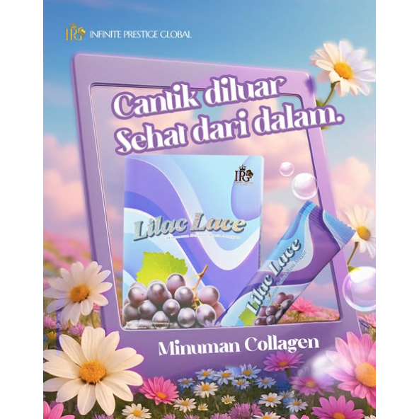 LILAC LACE Collagen | Minuman Kolagen dengan Glutathione & Vitamin C