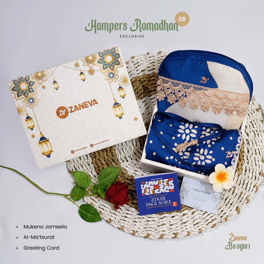 Zaneva - Hampers Kado Bisngkisan Lebaran Special Mukena || Souvenir Eksclusive Cantik Elegan
