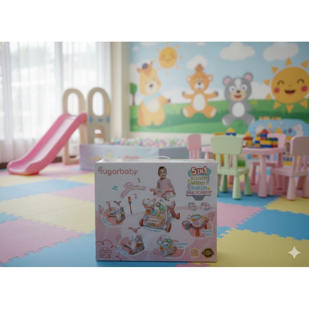 PRELOVED SUGAR BABY 5IN1 WALKER