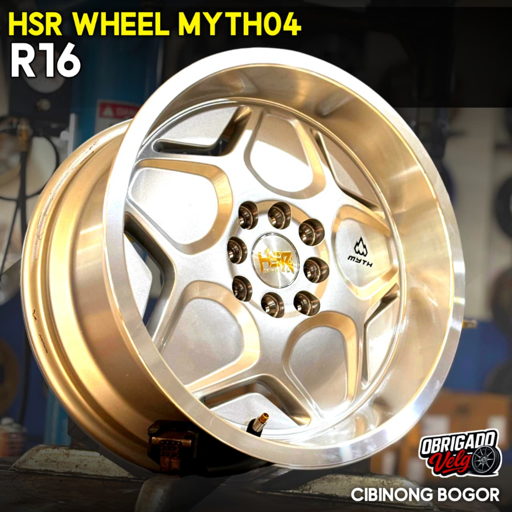 Velg Mobil celong HSR MYTH04 RING 16 yaris brio agya avanza R16 / Obrigado Velg