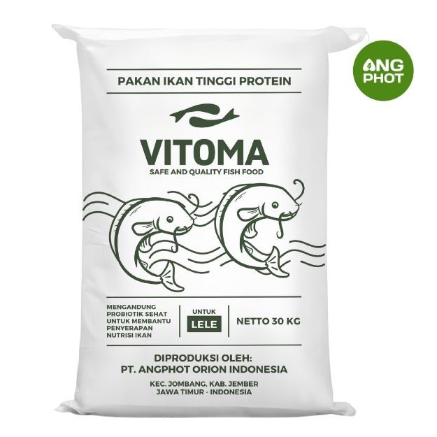 Vitoma Pakan Ikan Tinggi Protein untuk Lele dan Ikan Budidaya Air Tawar Lain