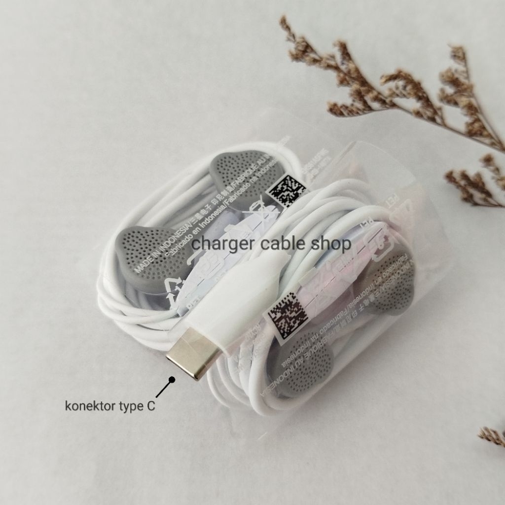 headset samsung putih konektor type C super bass original 100% cocok digunakan Samsung Galaxy S21, S