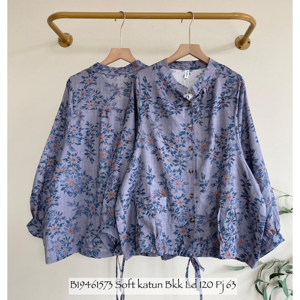 Real pic Original dan Termurah Atasan Jumbo PREMIUM Butik / Blouse Jumbo cotton PREMIUM Bangkok IMPO