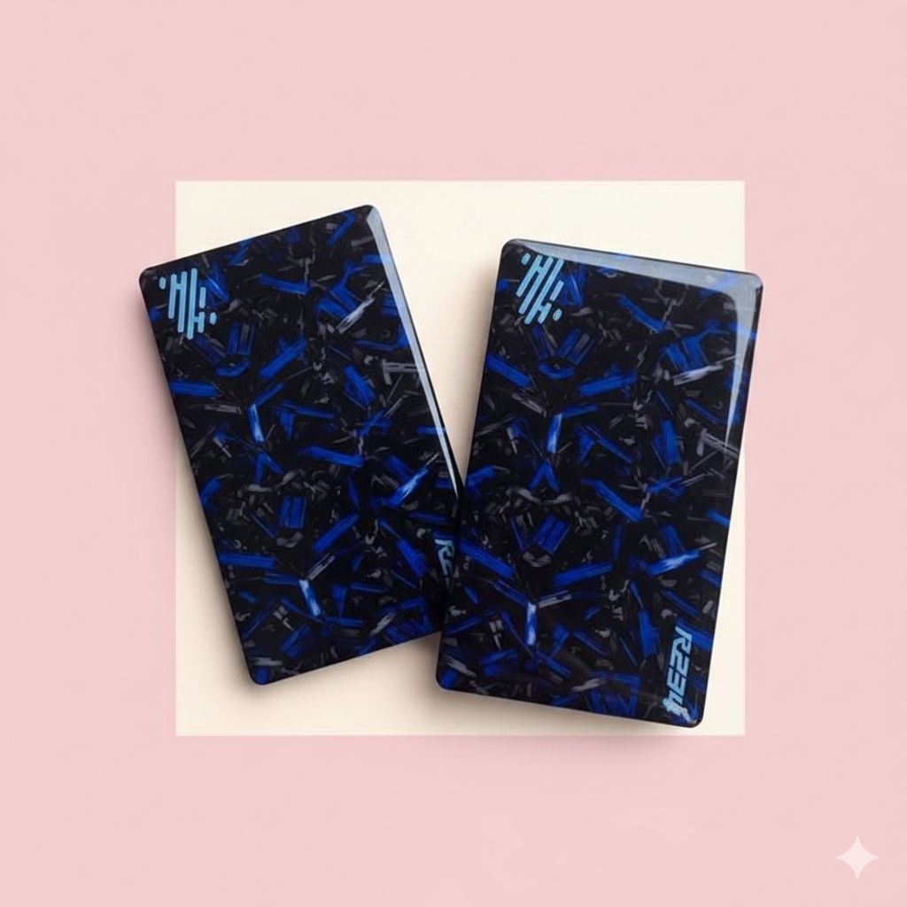 Aksesoris Magnet Panel Kode R233/234 Motif Hitam Carbon Forget Magnet Kulkas / Souvenir Pernikahan