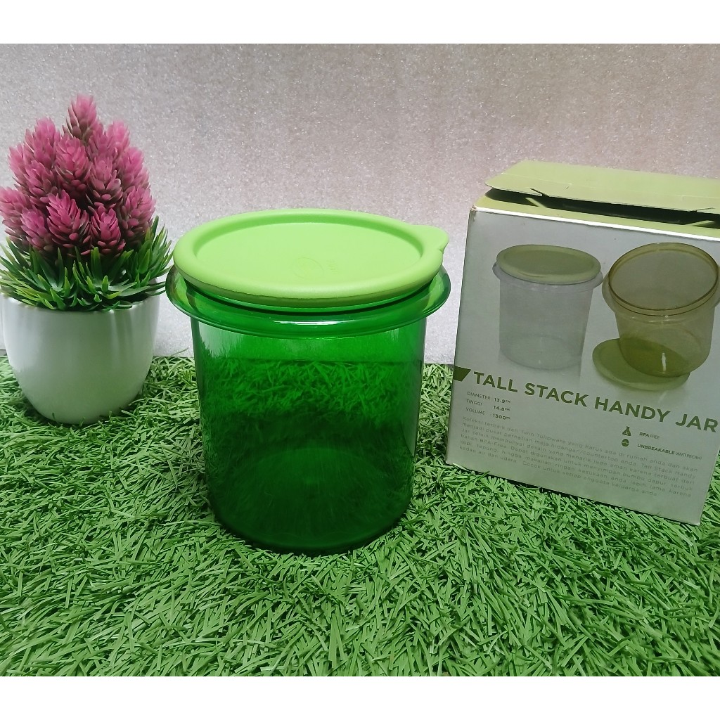 Toples Lebaran Tall Stack Handy Jar Toples Twin Tulipware