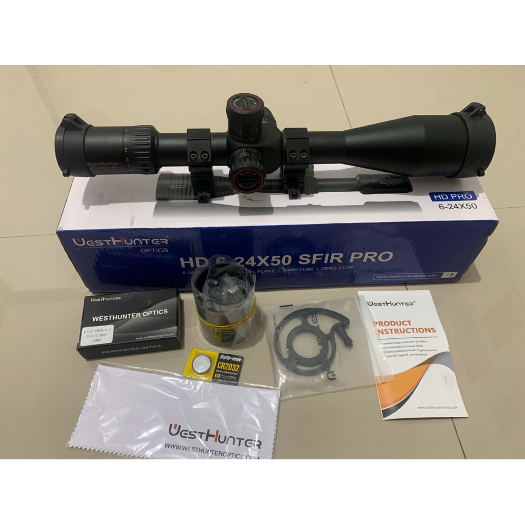 Westhunter HD 6-24X50 SFIR Pro