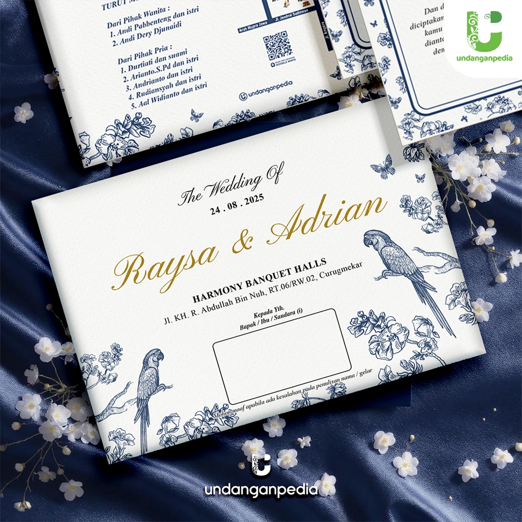 HARDCOVER LANDSCAPE + AMPLOP . FREE WEBSITE INVITATION . UNDANGAN PERNIKAHAN HARD COVER TEBAL UNIK L