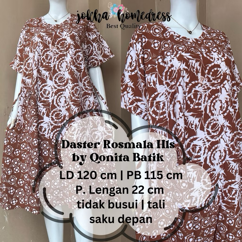 Daster Batik Rosmala Jumbo by Qonita Batik Pekalongan