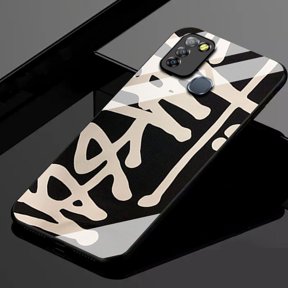 KK16 Softcase Glass Hp Terbaru For Infinix Smart 5/Smart 6 RAM 3 silikon Hp ada pelindung camera Cas