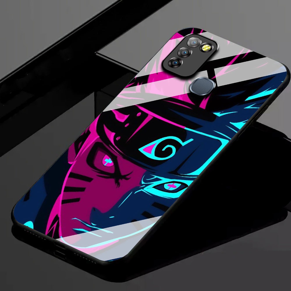 KK22 Softcase Glass Hp Terbaru For Infinix Smart 5/Smart 6 RAM 3 silikon Hp ada pelindung camera Cas