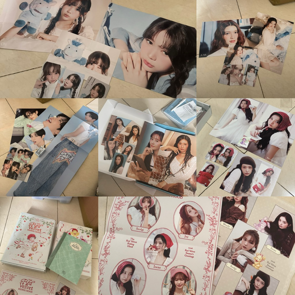 [all ready] sm artist season’s greetings md photocard pob ktown yeon ana shotaro yuri yeri yes24 wit