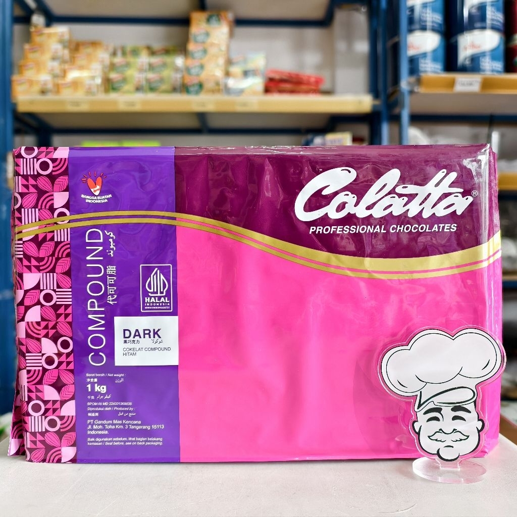 Colatta Dark Compound 1Kg / Coklat Colatta / Dark Coklat Colatta 1Kg