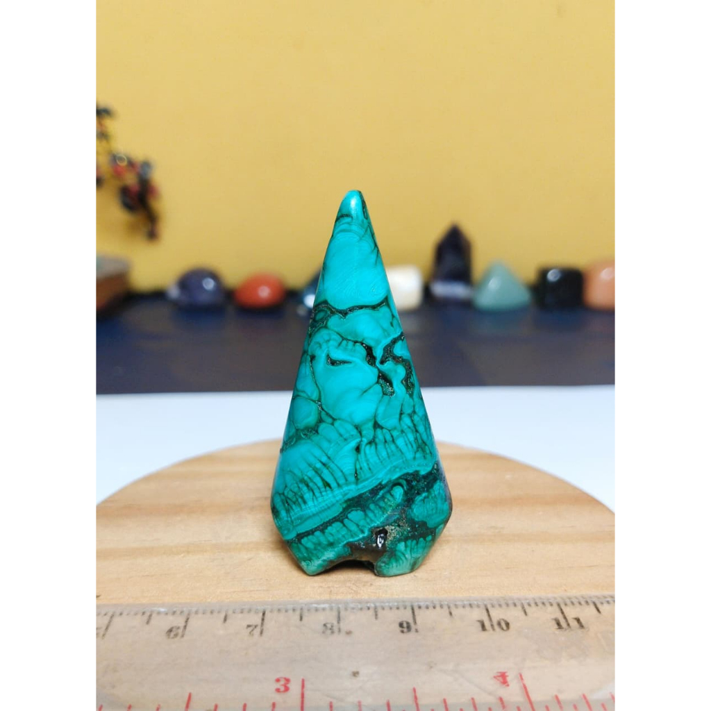 Natural Malachite Ornament (4)