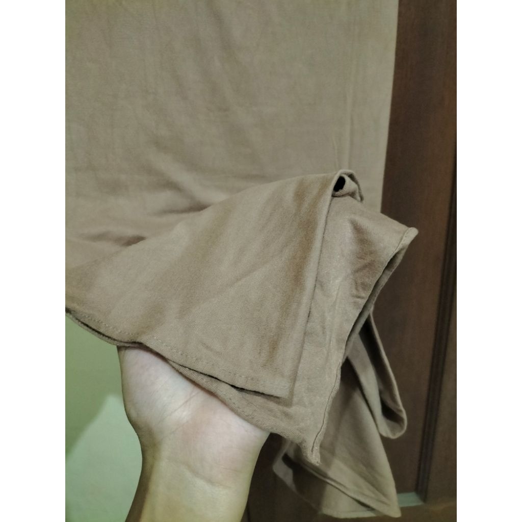 pashmina kaos zestos (tan)