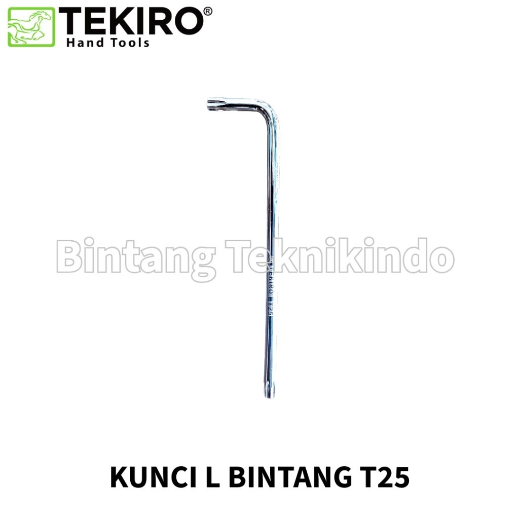 TEKIRO Kunci L Bintang Panjang T25 Torx Key Long T 25 Satuan Eceran