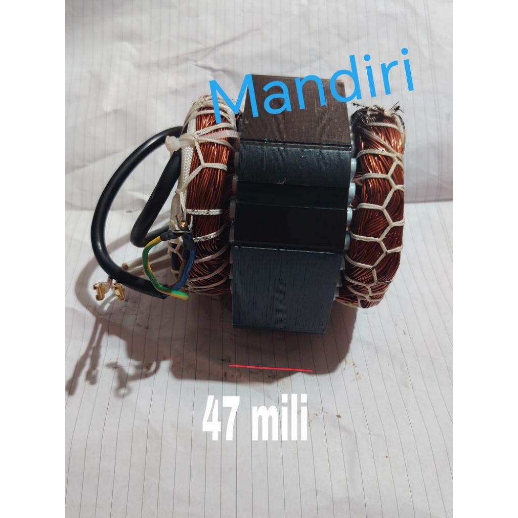 motor stator kompresor portable 3/4 hp dan 1 hp sumura matrix