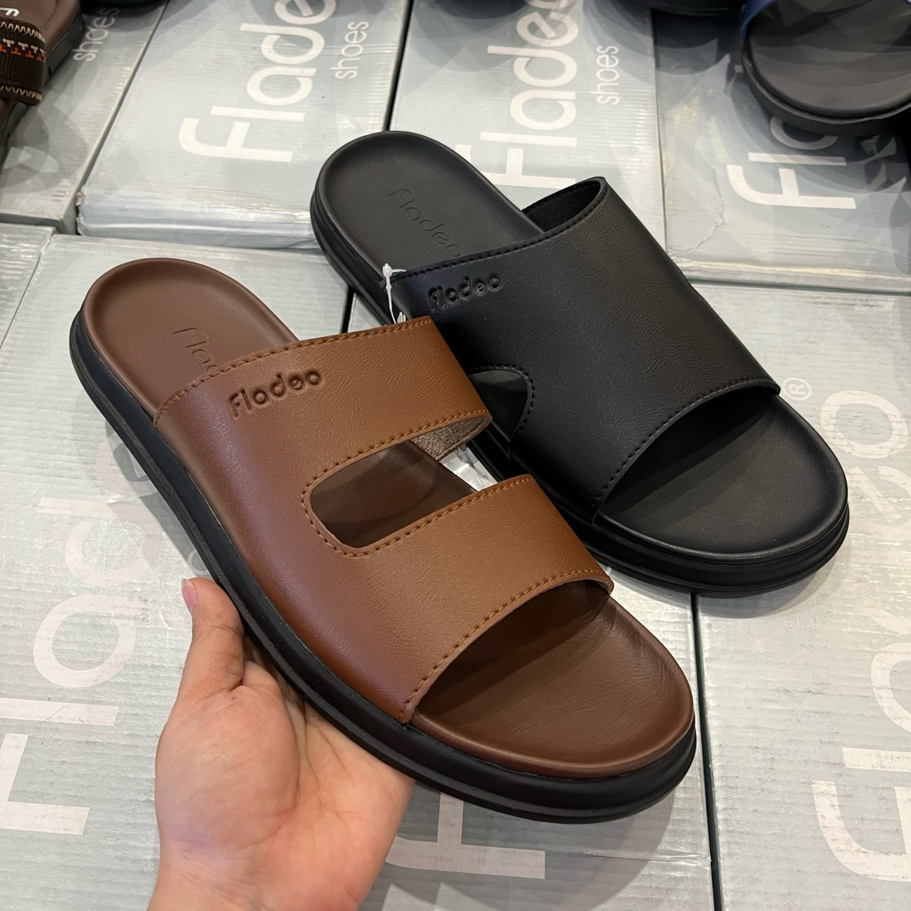 MDS592- SANDAL COWOK SELOP BRAND FLADEO PROMO
