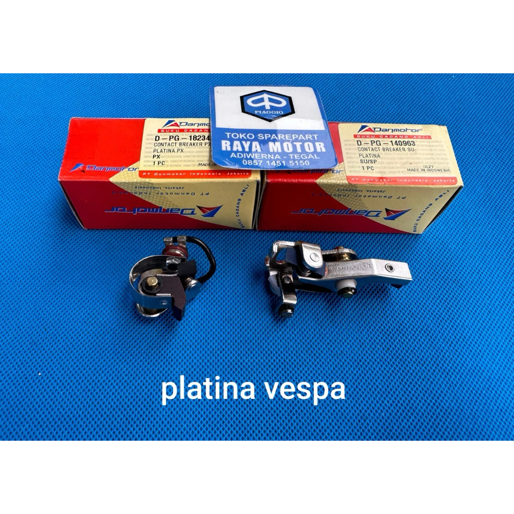 platina vespa px danmotor