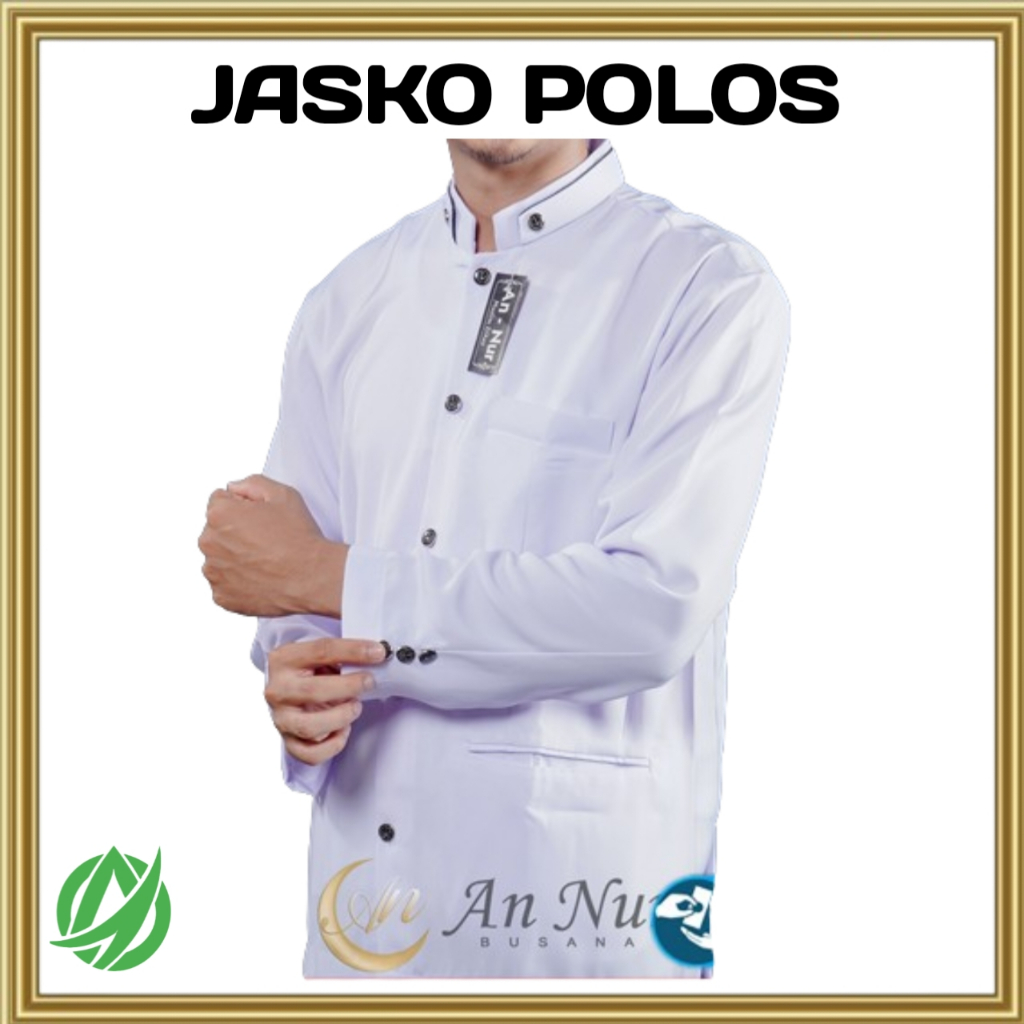 JASKO JAS KOKO POLOS PRIA LENGAN PANJANG