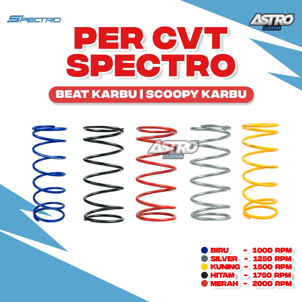 Spectro Per CVT Beat Karbu Scoopy Karbu Per Kampas Ganda Pulley Upgrade CVT Racing