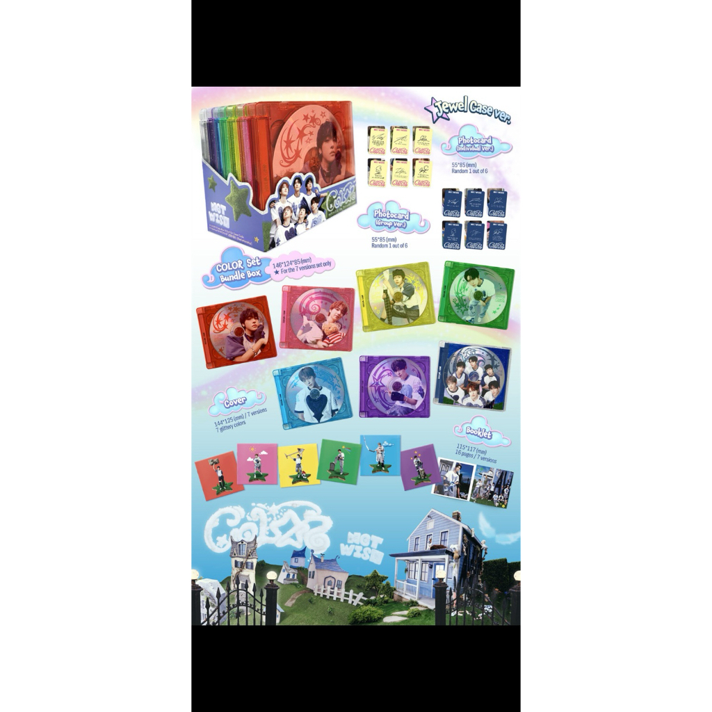 [PO] NCT WISH JEWEL COLOR ALBUM SEALED