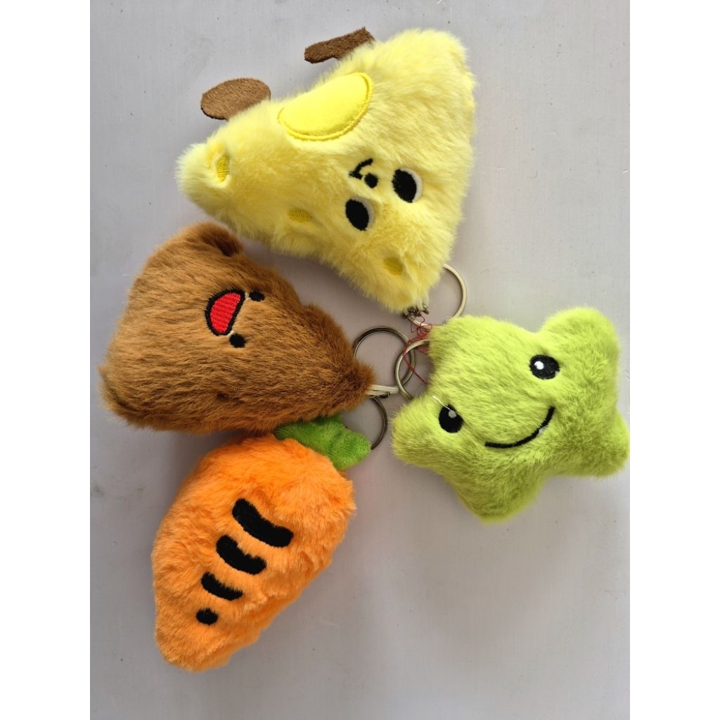 Keychain Boneka Bulu / Gantungan Kunci Lucu