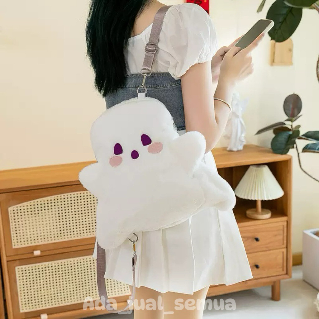 [READY] Tas Ransel Anak Model Hantu Terbaru Tas Anak Lucu Tas Karakter Tas Boneka Lembut Tas Wanita 