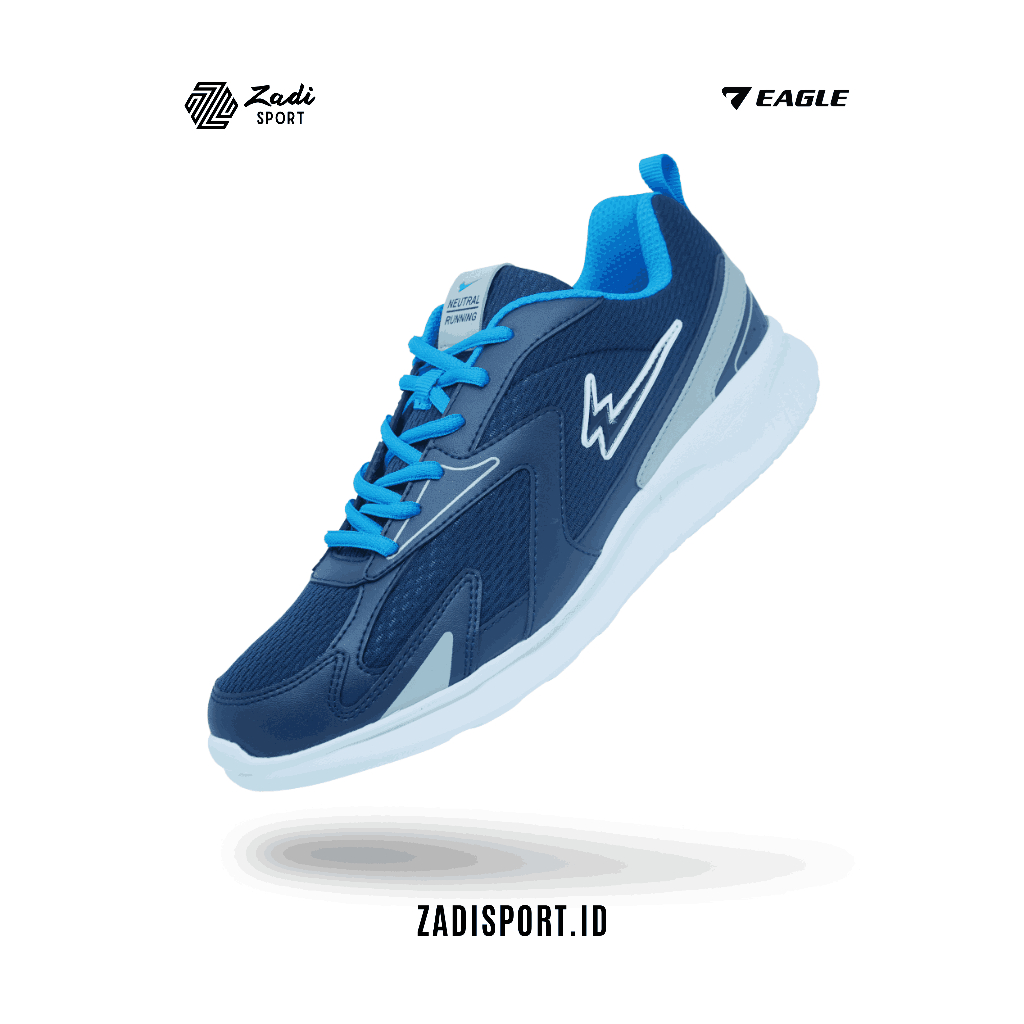 Sepatu Lari/ Running Eagle Rainer Biru Putih