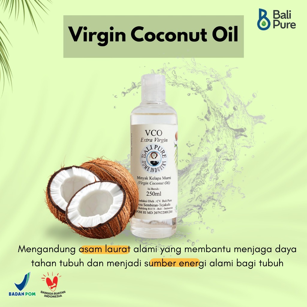 BPOM Virgin Coconut Oil Bali Pure  250ml  VCO