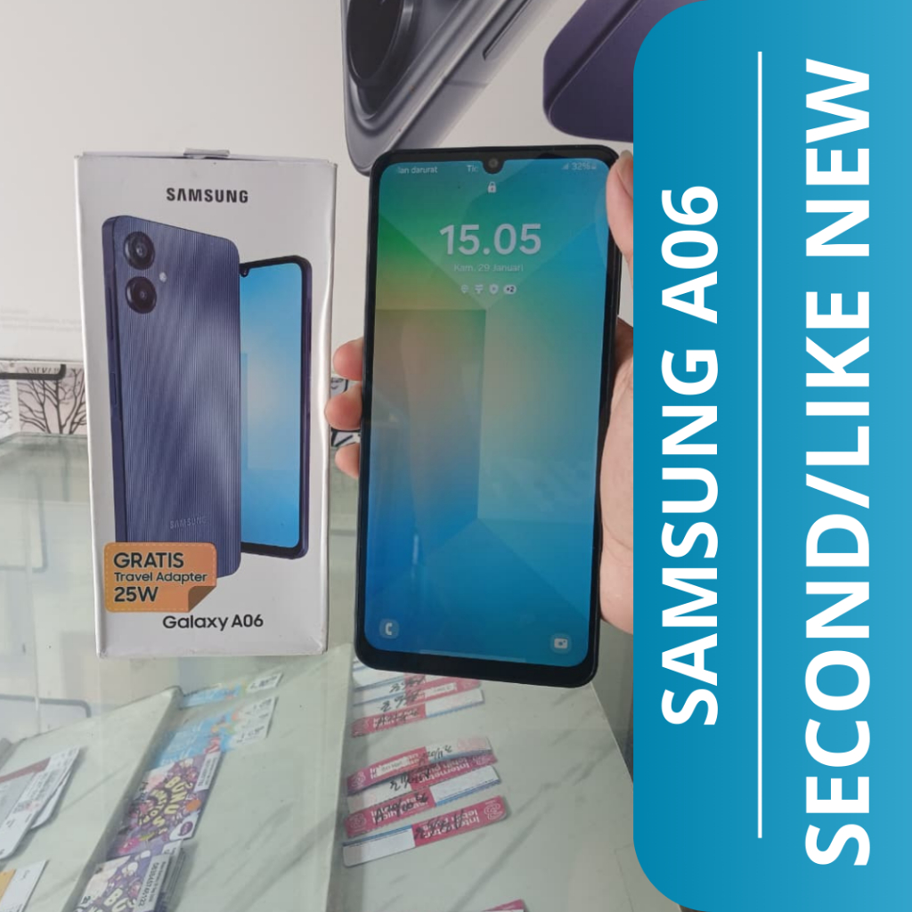 HP SECOND SAMSUNG A06 RAM 6/128GB / SAMSUNG A06 RAM 6/128GB HP SECOND
