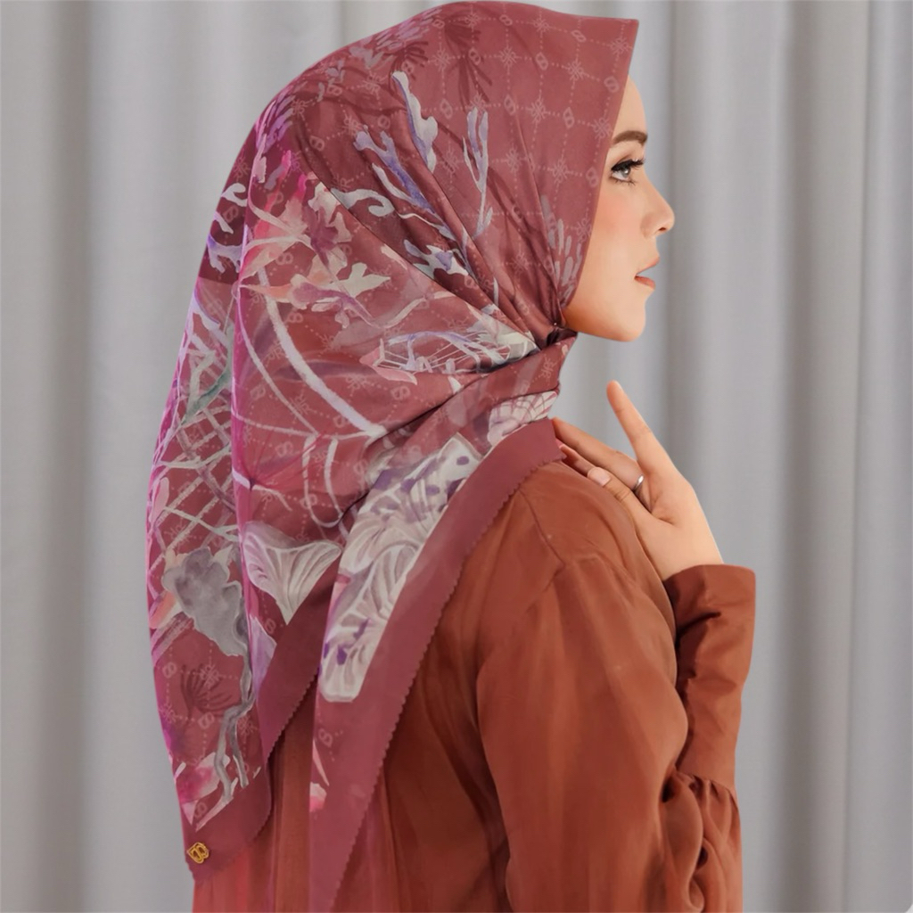 Buttonscarves Xanadu Series Voile Square Hijab Original