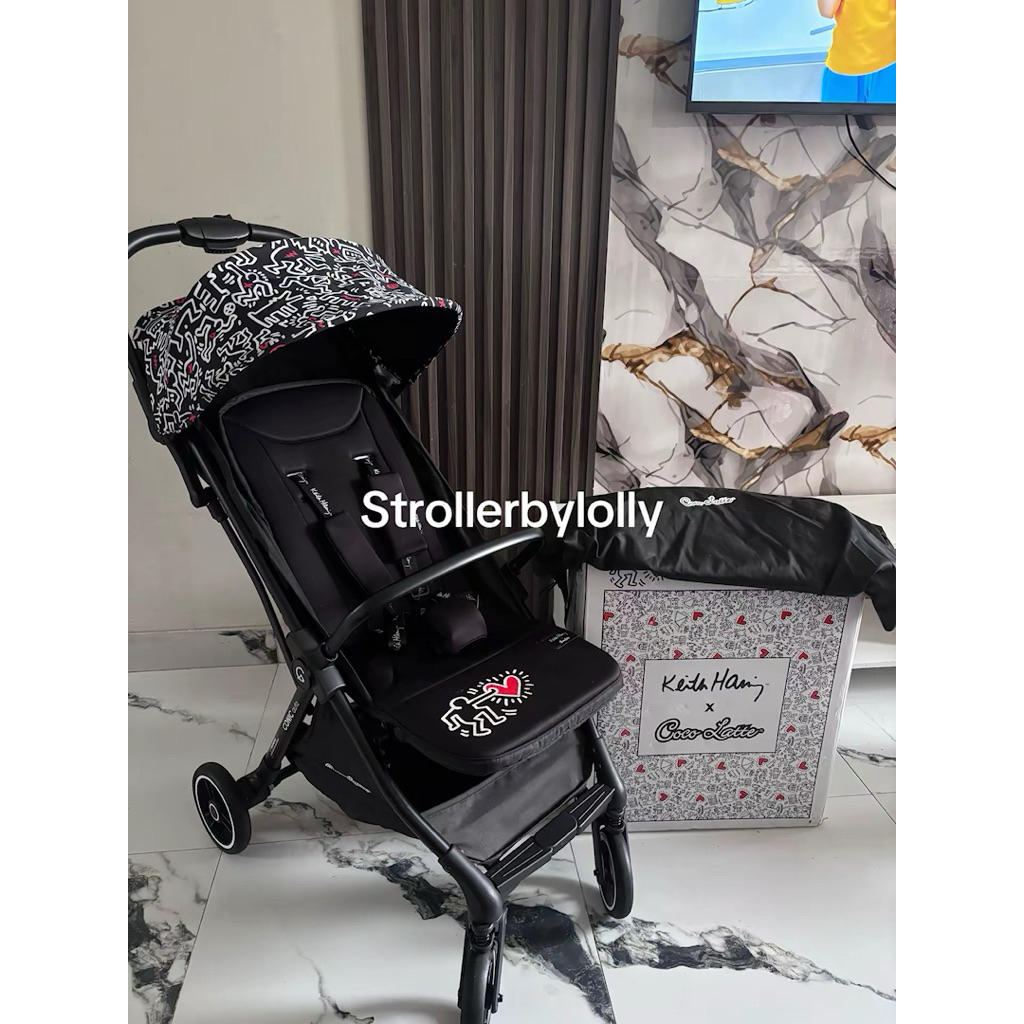stroller cocolatte conic auto x keith haring spesial edition
