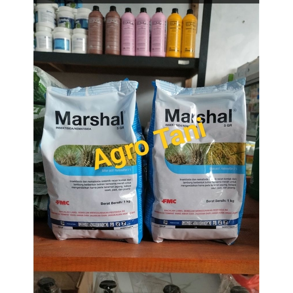 MARSHAL 5 GR Uk. 1 Kg Insektisida Untuk Hama Kumbang Tanduk di Tanaman K. Sawit