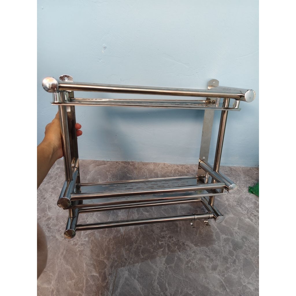 rak kamar mandi stainless anti karat