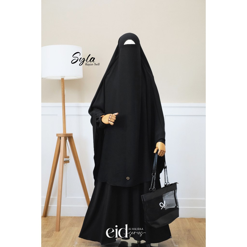 GAMIS SYLA Alhaura | Rayon Twill Adem Jatuh – Gamis Wanita