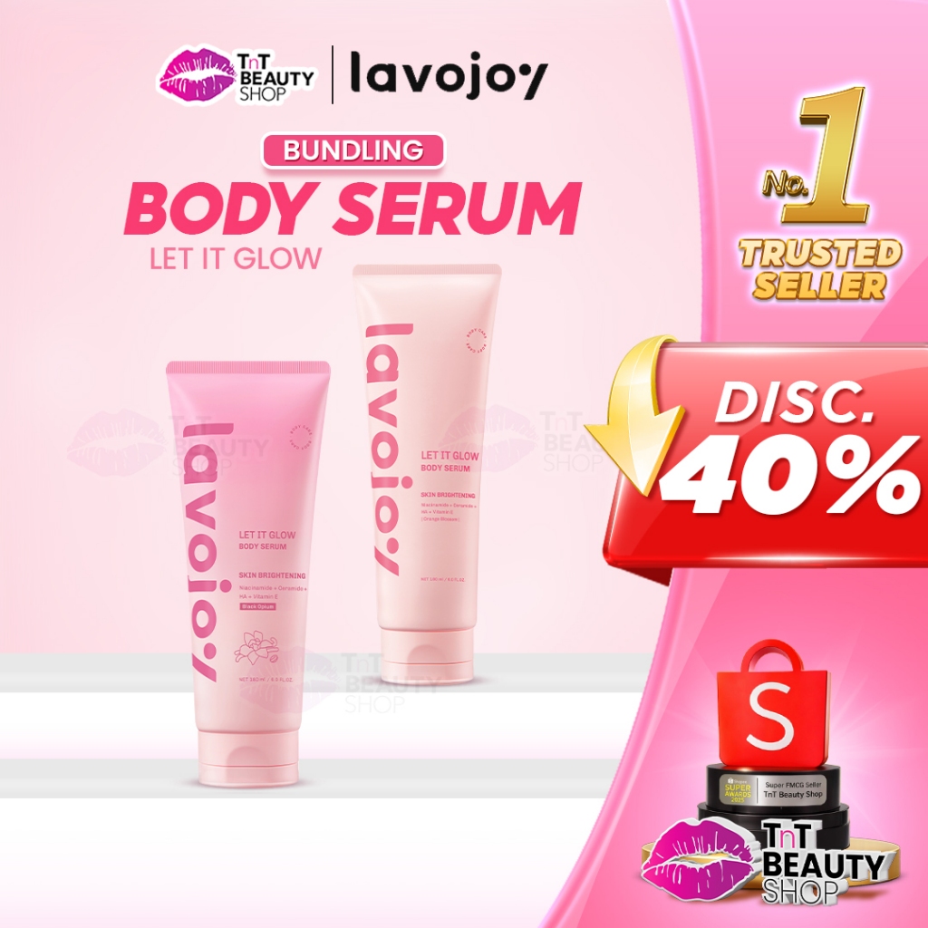 {BUNDLING} LAVOJOY Let It Glow Body Serum Skin Brightening & Body Serum Instant Tone Up SPF 20 PA++ 