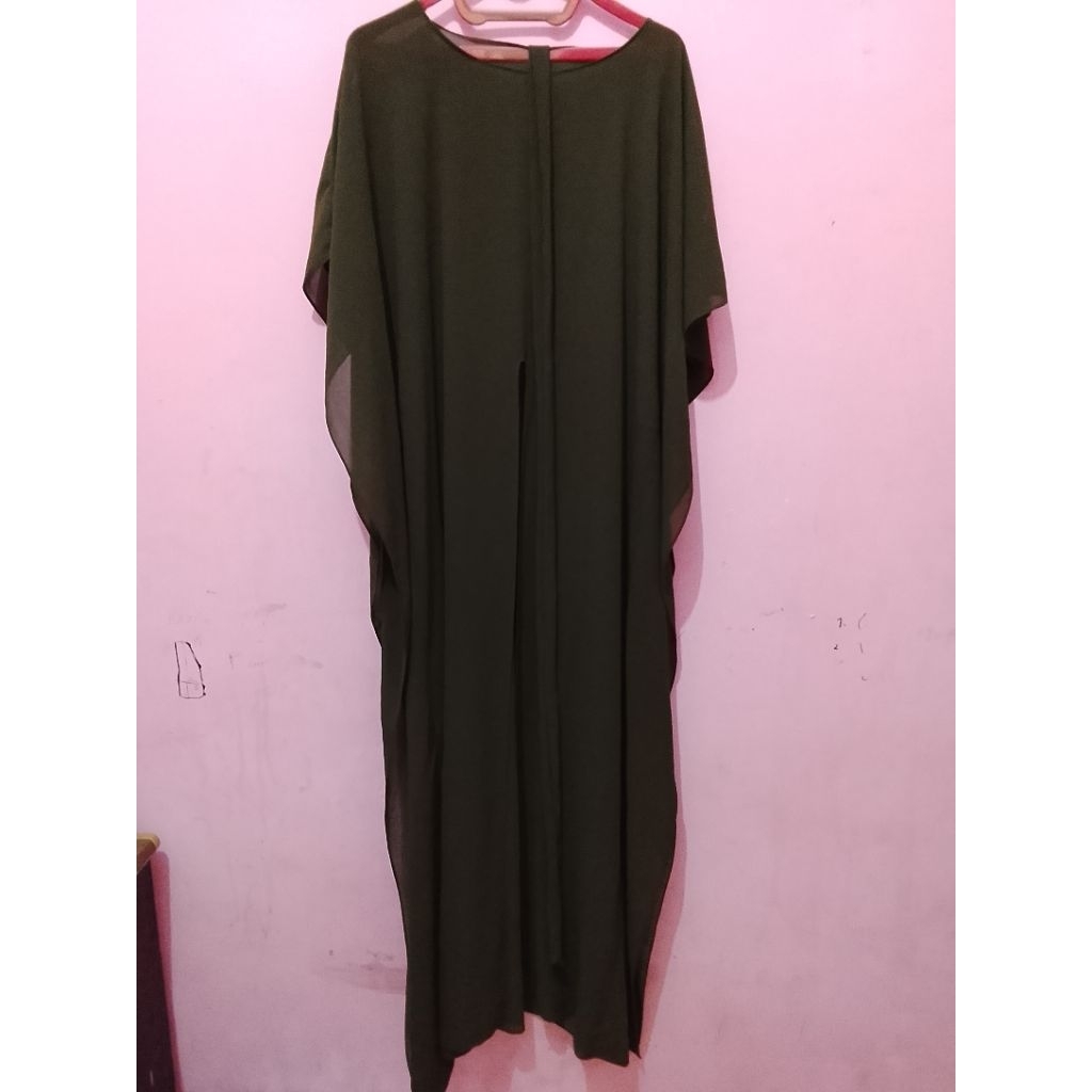 perloved - kaftan ceruti baby doll army free ikat pinggang